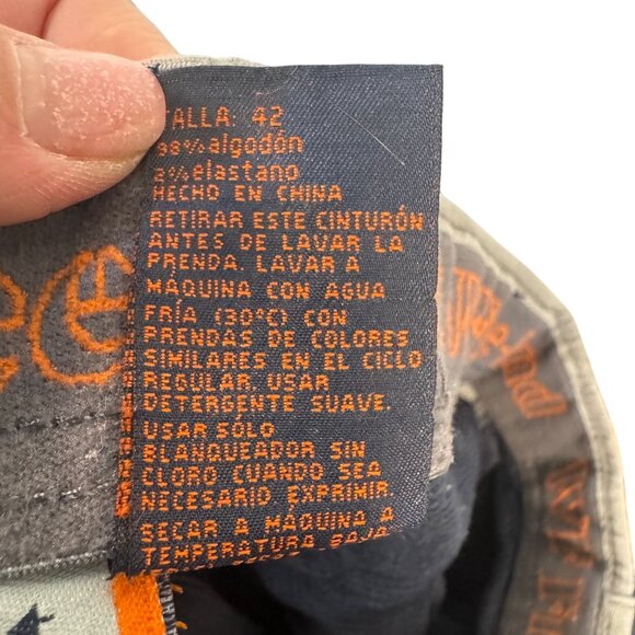 WearFirst Mens Gray Cargo Shorts Size 42 Belt Loops Lightweight Cotton Blend - Picture 6 of 8